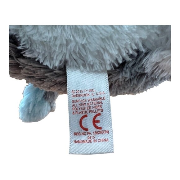 TY Beanie Boos 9” Slush‎ Husky Dog Stuffed Animal 2015 Plush Puppy - Picture 7 of 7